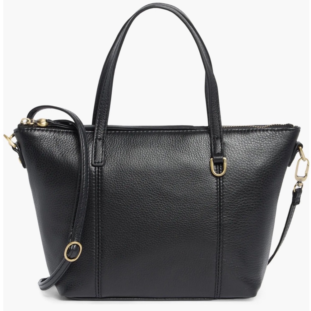 Hobo Kingston Mini Leather Satchel, Black